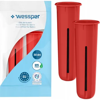 vodní filtr Filtr na vodu Wessper pro filtrační láhev Dafi Soft a Solid, 2 ks
