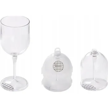 Sklenice Skládací Sklenice na víno Isabella , 2 kusy, s víčkem