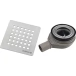 Polysan FLEXIA vaničkový sifon; průměr 90mm; DN40; krytka nerez mat