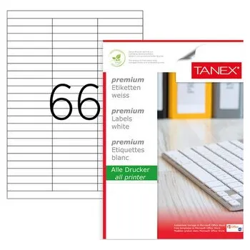 Speciální papír etikety A4 70,0 x 12,0 66ks+