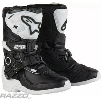 Moto obuv Dětské boty na motokros Alpinestars Tech 3S Kids White Black K12