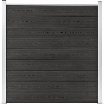 Plot Síť Plotový panel WPC 180 x 186 cm Šedá