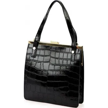 Kožená kabelka Luka 19-90 COCO - černá