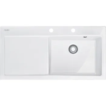 Keramický dřez FRANKE Mythos Fraceram 124.0335.707 MTK 611-100/7 Kuchyňský dřez 1000x510 Glacier