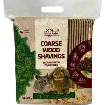 Hrubá hoblinová podestýlka se šiškami 50 l (2 kg)