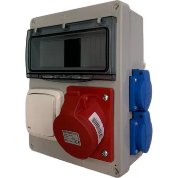 Rozvaděč 63518.20100S6 zásuvková kombinace osazená ELEKTRIUM - garážová