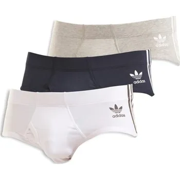 Boxerky adidas Originals 3-Pack of Briefs Mens Assorted 2X Large