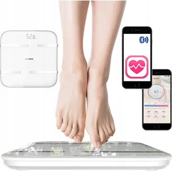 Osobní váha Elektronická analytická koupelnová váha BMI Měření tuku a vody JUMPER