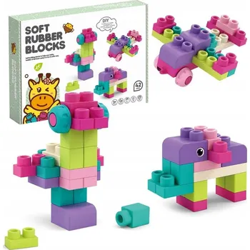 ostatní stavebnice VELKÉ měkké STAVEBNÍ STAVEBNICE SADA 42 dílů