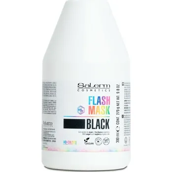Barva na vlasy Salerm HD Colors Flash Mask barvicí maska černá 300 ml
