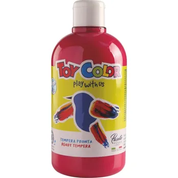 Výtvárné potřeby barva temperová Toy color 0.5 l červená 10 tmavá