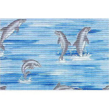 Koupelnová předložka Koupelnová předložka Bisk 01617 80x50 cm modrá