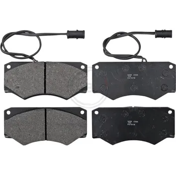 Brzdová destička BRZDOVÉ DESTIČKY PŘEDNÍ 36590 A.B.S. IVECO