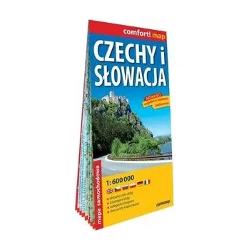 Cestování Comfort! map Czechy i Słowacja 1:600 000 w.2025 - praca zbiorowa