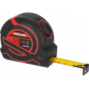 metr Svinovací metr s klipem 5 m / 19 mm, balení 12 kusů, CE MID Proline 20455