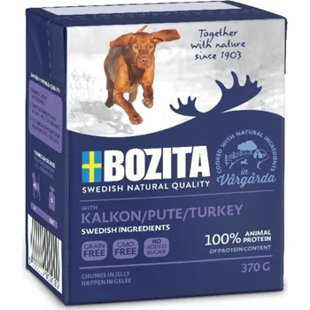 Krmivo pro psa Bozita Dog kousky v želé s krůtím 370 g (bal. 6 ks)