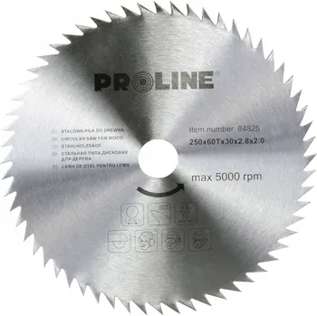 Okružní pila PROLINE Kotoučová pila na dřevo 350mm 60 zubů 84835