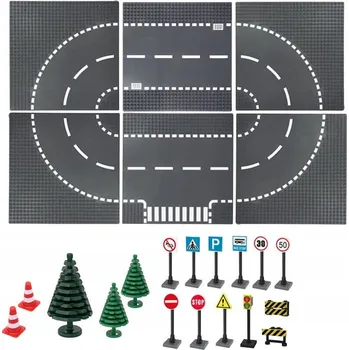 ostatní stavebnice Autodráha Stavebnice Silnice Dopravní značky - 23 dílů