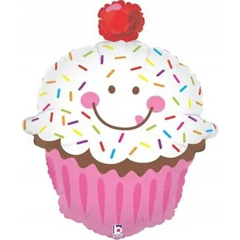 Balónek Fóliový balónek Cupcake Muffinka Narozeniny 79 cm