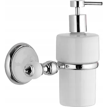 Dávkovač mýdla Ruční dávkovač mýdla na zeď Zovo 130 ml, bílý/šedý