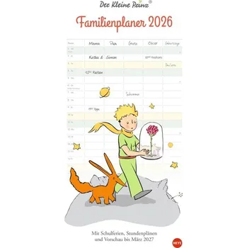 Der Kleine Prinz Familienplaner 2026 - Heye