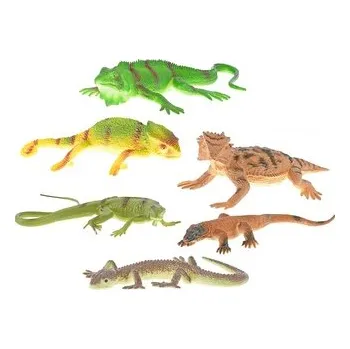 Plazi 12 kusů, 6 druhů, naučný set