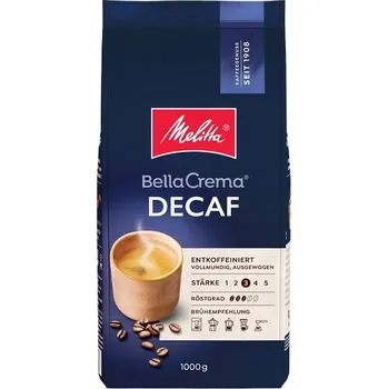 Káva Melitta Bella Crema Decaffeinato zrnková 1 kg