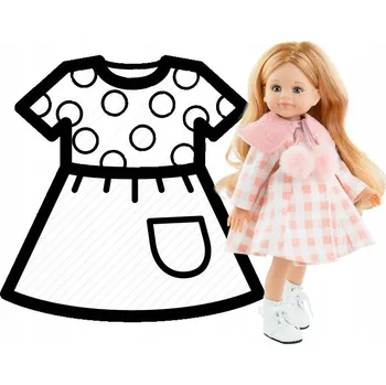 Doplněk pro panenku OBLEČENÍ PRO PANENKU PAOLA REINA 54490