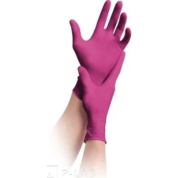 Pracovní rukavice Rukavice vyšetřovací MaiMed® magenta (Velikost: M, Balení (ks): 100, Balení: Krabice)