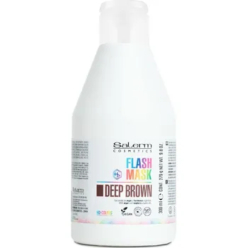 Barva na vlasy Salerm HD Colors Flash Mask barvicí maska hnědá 300 ml
