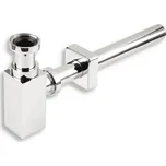 NOVASERVIS 21,0 Sifon umyvadlový celokovový,hranatý chrom - bez výpusti (21,0)