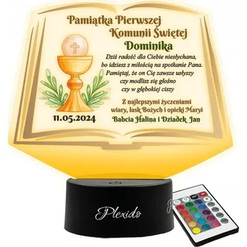 Lampička Noční lampa Plexido vícebarevná