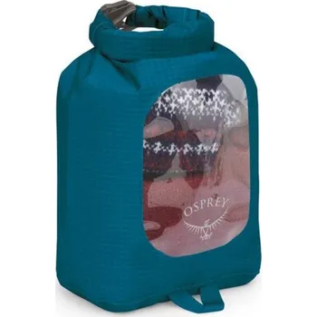 Vodácký pytel vak vodácký OSPREY Ultralight Dry Sack 3l window waterfront blue