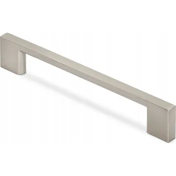 Nábytkové kování Nábytková úchytka klasická stříbrná ocel kartáčovaná 12 x 0,9 x 2,8 cm