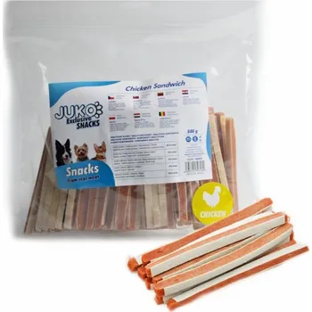 Pamlsek pro kočku Chicken Sandwich JUKO Snacks 500 g