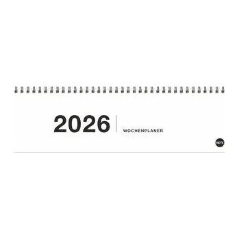 Black&White Wochenquerplaner 2026