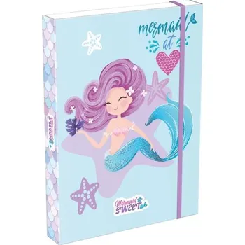 Set školních potřeb box na sešity A5 Mermaid Sweet 24
