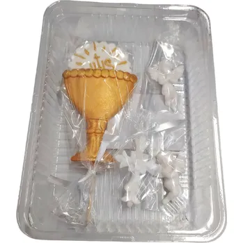 Jedlá dekorace na dort K Decor Cukrová dekorace První svaté přijímání