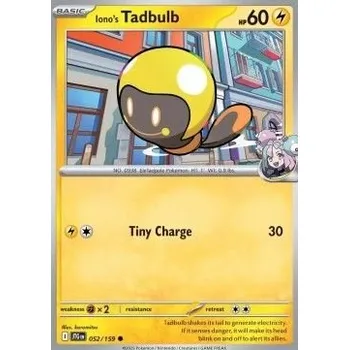 Sběratelská karetní hra Pokémon Iono's Tadbulb (JTG 052)