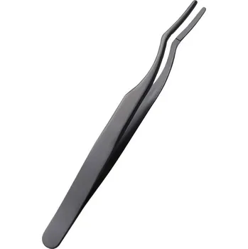 Péče o řasy a obočí 10 ks Precizní pinzeta pro umělé řasy a obočí | kosmetická pomůcka, nástroj na řasy - Černý