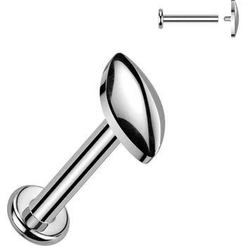 Piercing Šperky4U Piercing do brady - labreta TITAN - TIT1576-1206