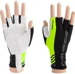 CRUSSIS Cyklo rukavice černé/žluté fluo…