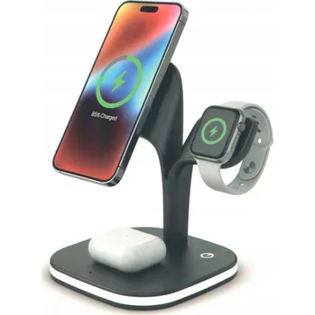 Pouzdro na mobilní telefon INDUKČNÍ NABÍJEČKA Qi S MAGSAFE PRO IPHONE / AIRPODS - REŽIM STANDBY iOS17