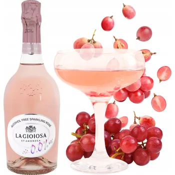 Víno Nealkoholické víno La Gioiosa Růžové, sladké, 750 ml