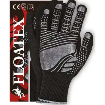 Pracovní rukavice Reis FLOATEX rukavice černé 7-10