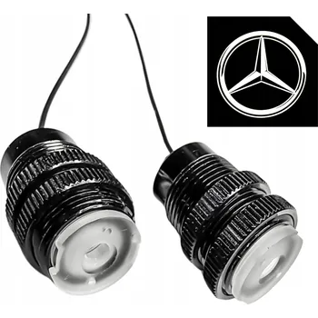 Logo projektor Mercedes LED Logo Projektor Univerzální Premium HD+ 24V Montáž do Zrcátka