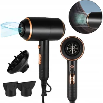 Fén IONTOVÁ FÉN NA VLASY KADEŘNICKÝ S DIFUZÉREM A STYLINGOVOU TRYSKOU