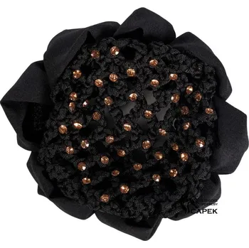 Jezdecké sako Síťka na vlasy HKM -CRYSTAL- - Tmavě modrá