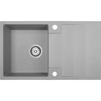Nerezový dřez Kuchinox RAB jednodřez s odkapávačem, granit SBF_511Y