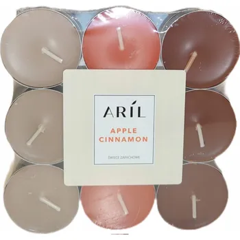 Svíčka Čajová svíčka parafinová Vanilka a Pomeranč Smukee